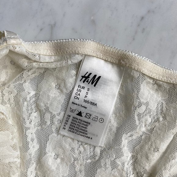H&M - SHEER LACE LINGERIE SLIP - Picture 4 of 5